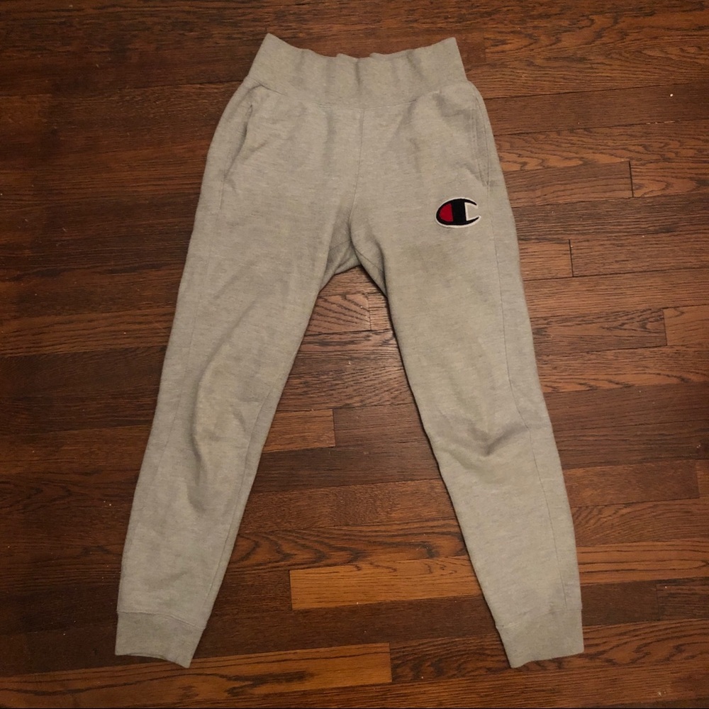 Champion Reverse Weave Gray Joggers Sweatpants